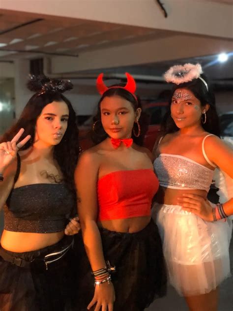 Fantasia de trio halloween